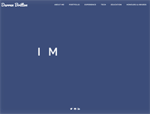 Tablet Screenshot of darrenbritton.com